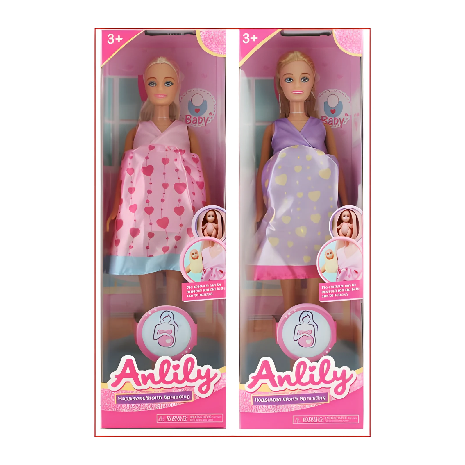 בובת אופנה - אמא בהריון Anlily 32 ס"מ