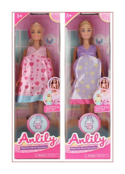 בובת ANLILY בהריון 32 ס"מ - תמונה 1