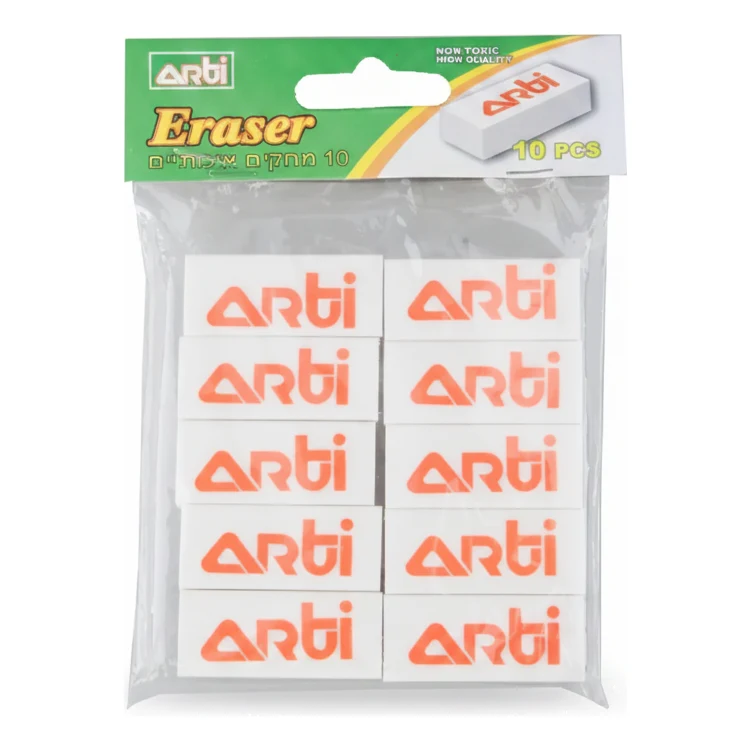 מחקים לבנים Arti – מארז 10 יחידות - תמונה 1