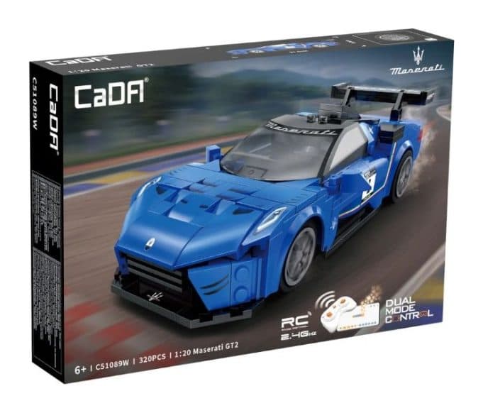 CaDA מזראטי GT2 - מכונית RC עם בלוקי הרכבה - תמונה 1