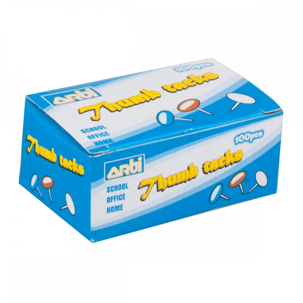 נעצים צבעוניים Arbi – מארז 100 יח׳ - תמונה 2