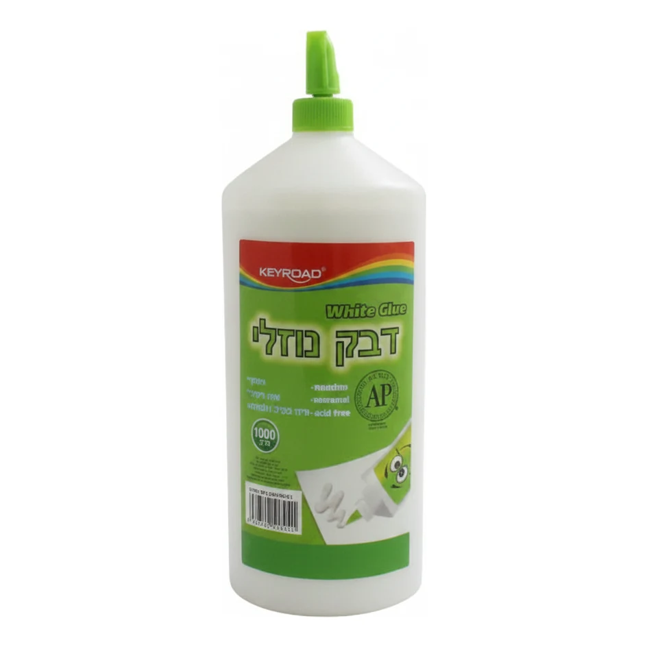 דבק לבן בבקבוק - 900 גרם Keyroad - תמונה 1