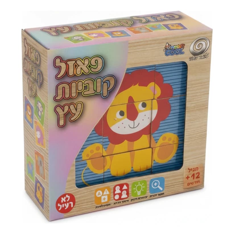 פאזל קוביות מעץ - תמונה 1