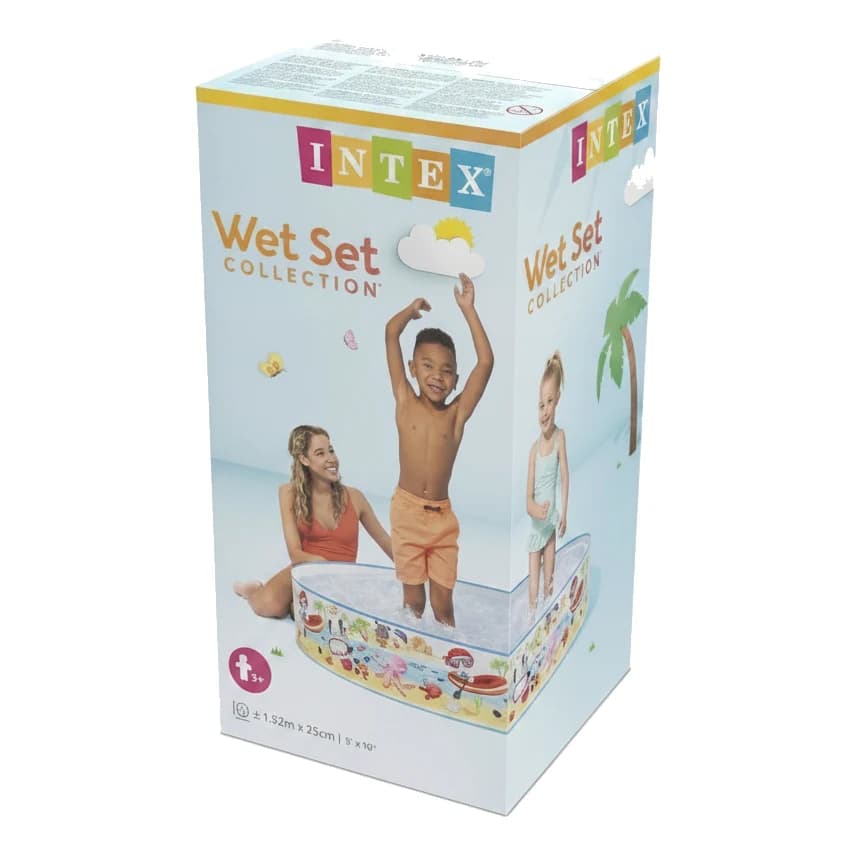 בריכת שחייה לילדים INTEX Beach Days Snapset - תמונה 1