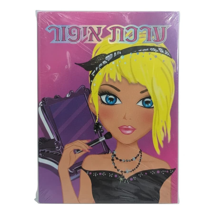 מארז צביעה ואיפור עם צבעי מים ומדבקות - תמונה 1