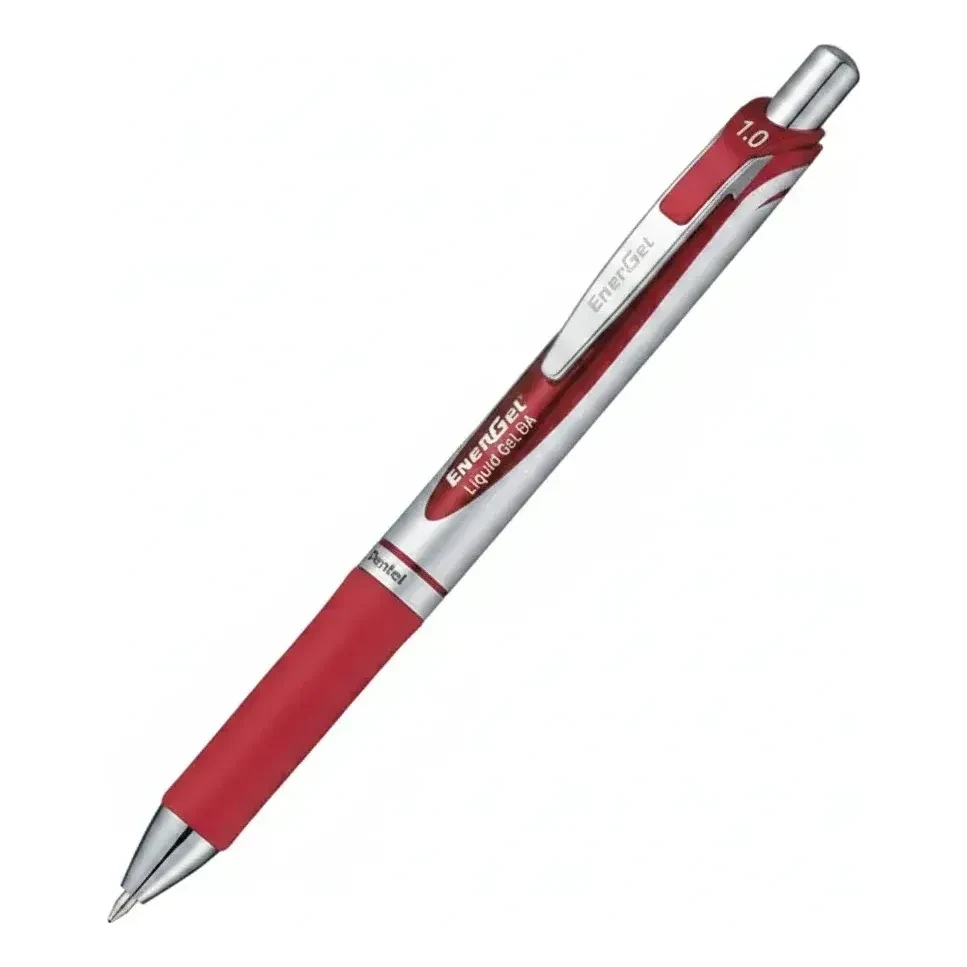 עט ג'ל פנטל EnerGel BL80 1.0 מ"מ - אדום - תמונה 1