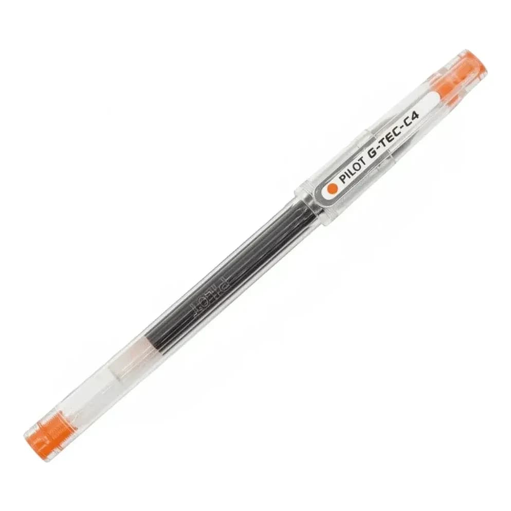 עט ג'ל פיילוט G-TEC-C4 0.4 מ"מ - כתום - תמונה 1