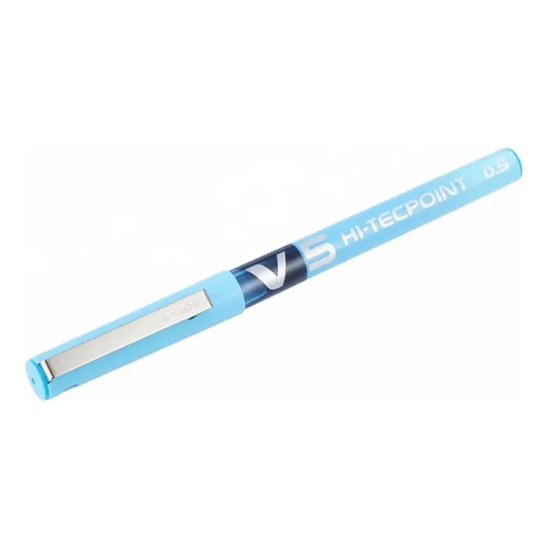 עט רולר פיילוט Hi-Tecpoint V5 0.5 מ"מ - תכלת פסטל - תמונה 1