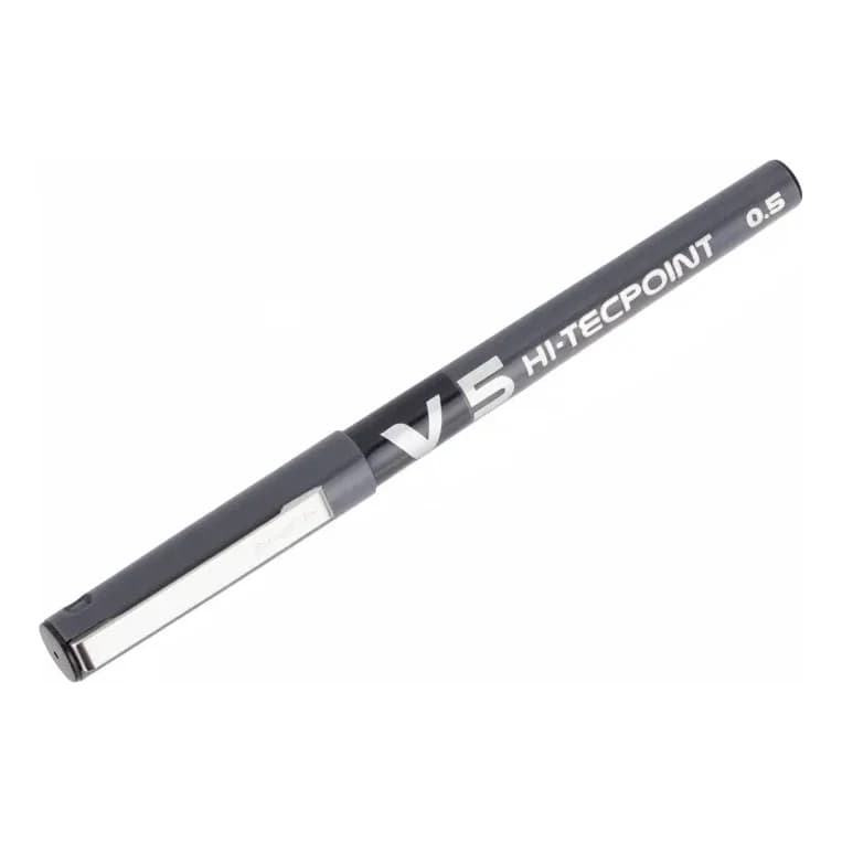 עט רולר פיילוט Hi-Tecpoint V5 0.5 מ"מ - שחור - תמונה 1