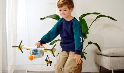 סמי הכבאי - מטוס החילוץ וההצלה 42 ס"מ כולל דמויות